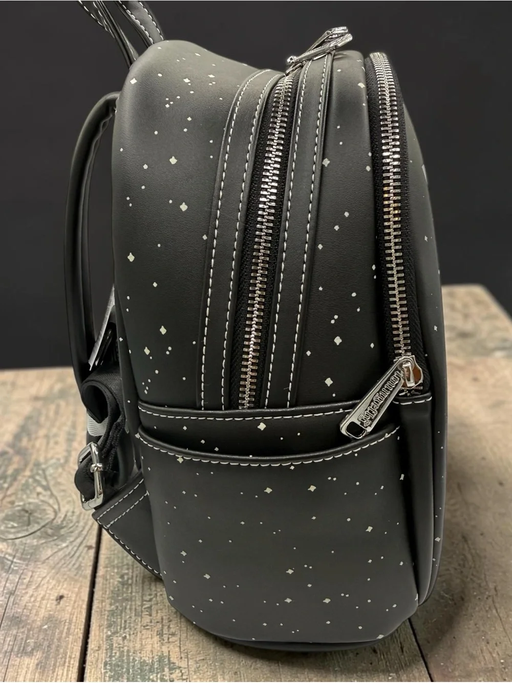 NWT STAR WARS LOUNGEFLY DP CELEBRATE THE SAGA GLOW IN THE DARK MINI BACKPACK